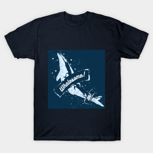 Blue Humpback Whale, Whalesome! T-Shirt